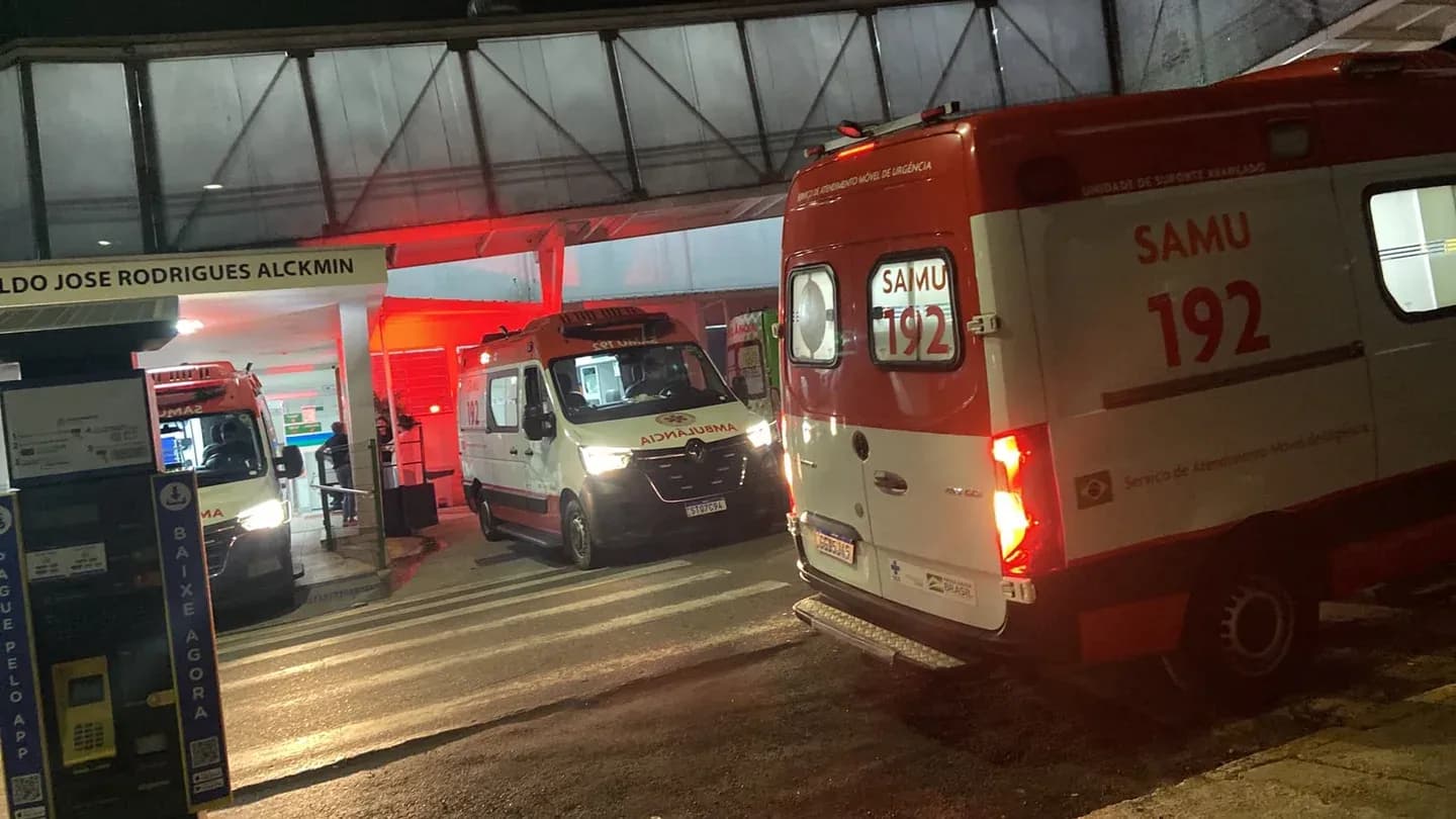 Ambulâncias do Samu. Imagem de apoio publicada na origem.