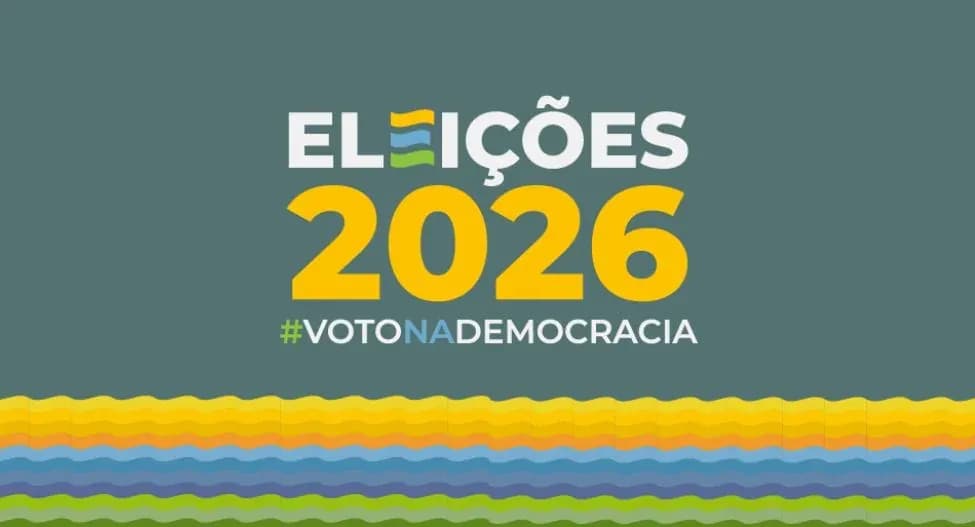 Peça de divulgação das Eleições 2026, do TRE-SP.