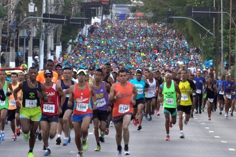 Corrida de rua em São José dos Campos. Imagem de apoio publicada na origem.