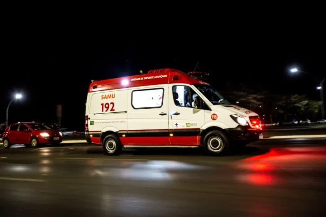 Ambulância do Samu. Imagem ilustrativa.