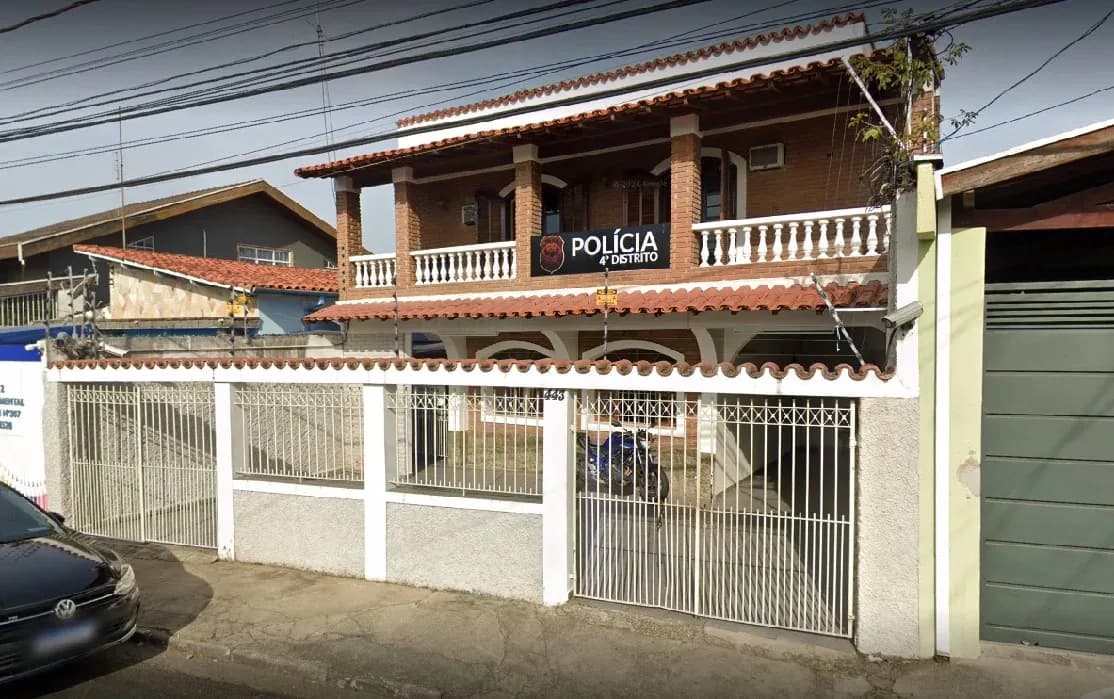 4º Distrito Policial de São José dos Campos, em imagem do Google Street View.