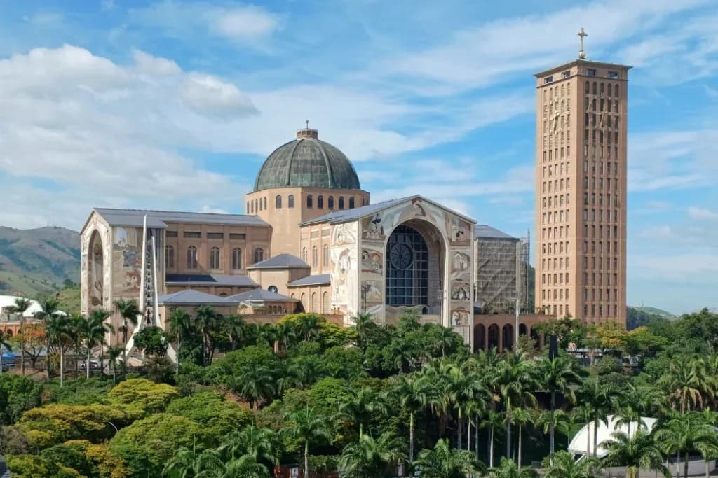 Santuário Nacional de Aparecida. Imagem de arquivo.