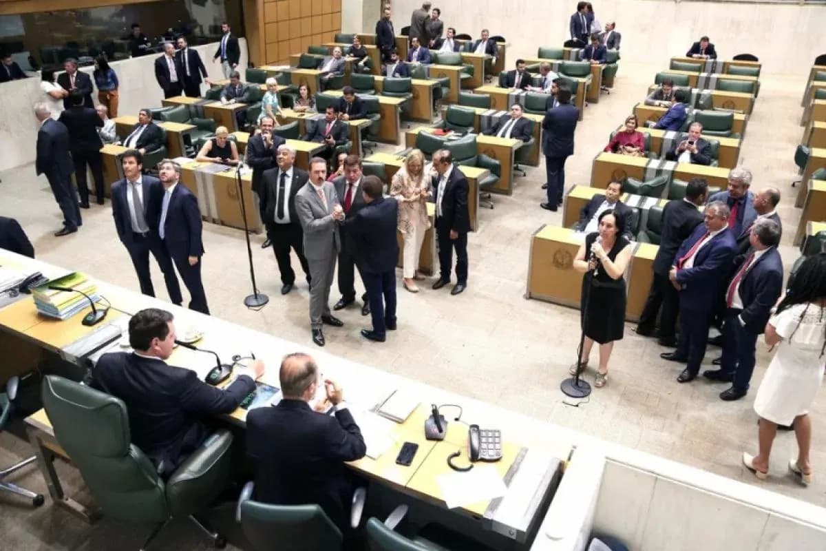 Plenário da Assembleia Legislativa de São Paulo. Imagem ilustrativa.